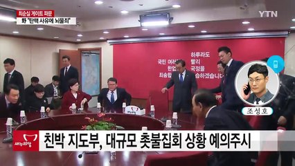 與 지도부, 촛불집회 예의주시...비주류 '탄핵 세몰이' / YTN (Yes! Top News)