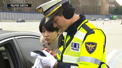 "비양심 차량 꼼짝 마"... 체납차량 집중단속 / YTN (Yes! Top News)