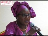 Nafissiata Coulibaly intervention à l'ouverture de l'Atelier