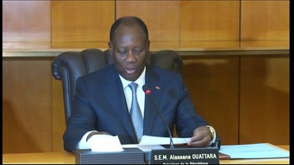 Déclaration du président Ouattara suite aux évènements du 5 au 6 Janvier 2017