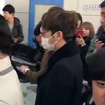 JANG KEUN SUK AT INCHEON AIRPORT ARRİVAL TO GUANGZHOU AIRPORT CHİNA 07.01.2017