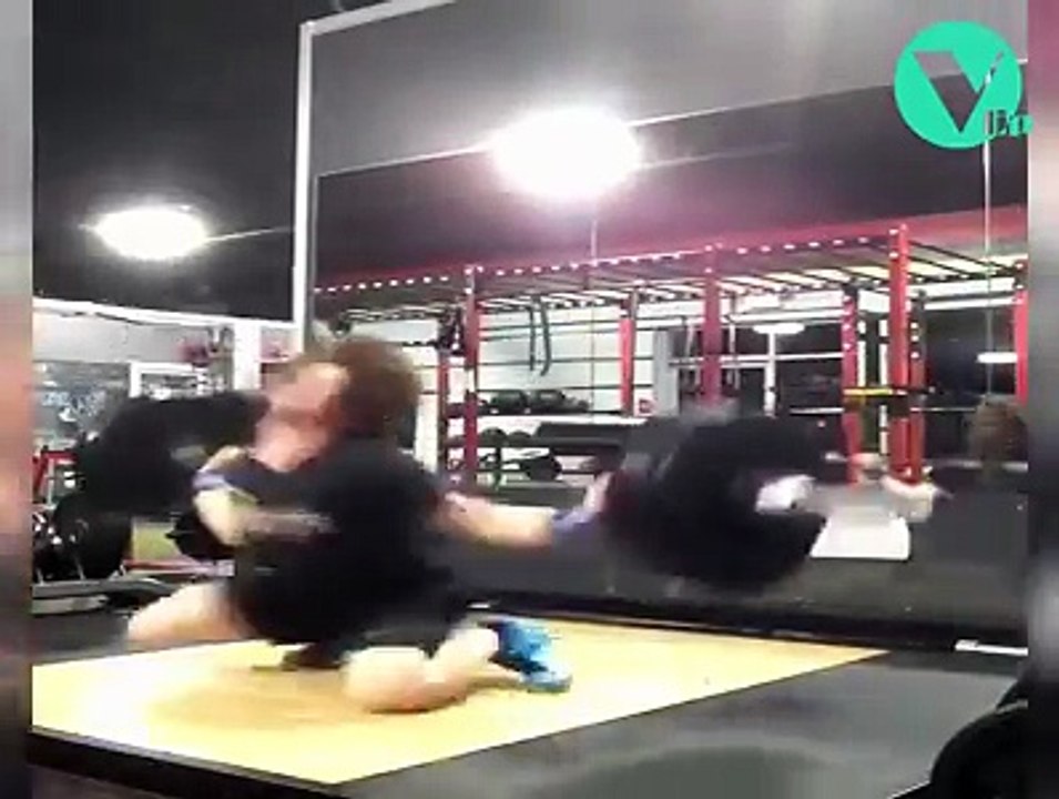 Gym fail compilation. Try to not laugh