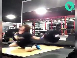 Gym fail compilation. Try to not laugh