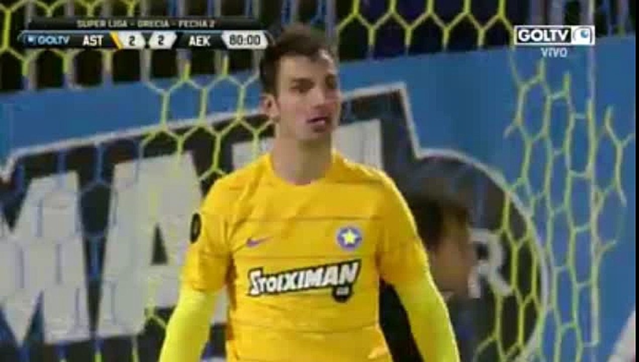 Stavros Tsoukalas Goal HD - Asteras Tripolis 3-2 AEK Athens 07.01.2017