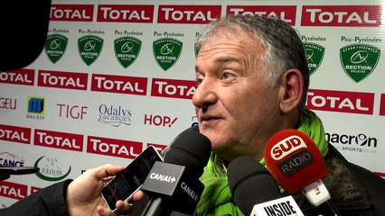 Bernard Pontneau après le report de Section Paloise - Lyon : "Il y avait un risque pour l'intégrité des joueurs"