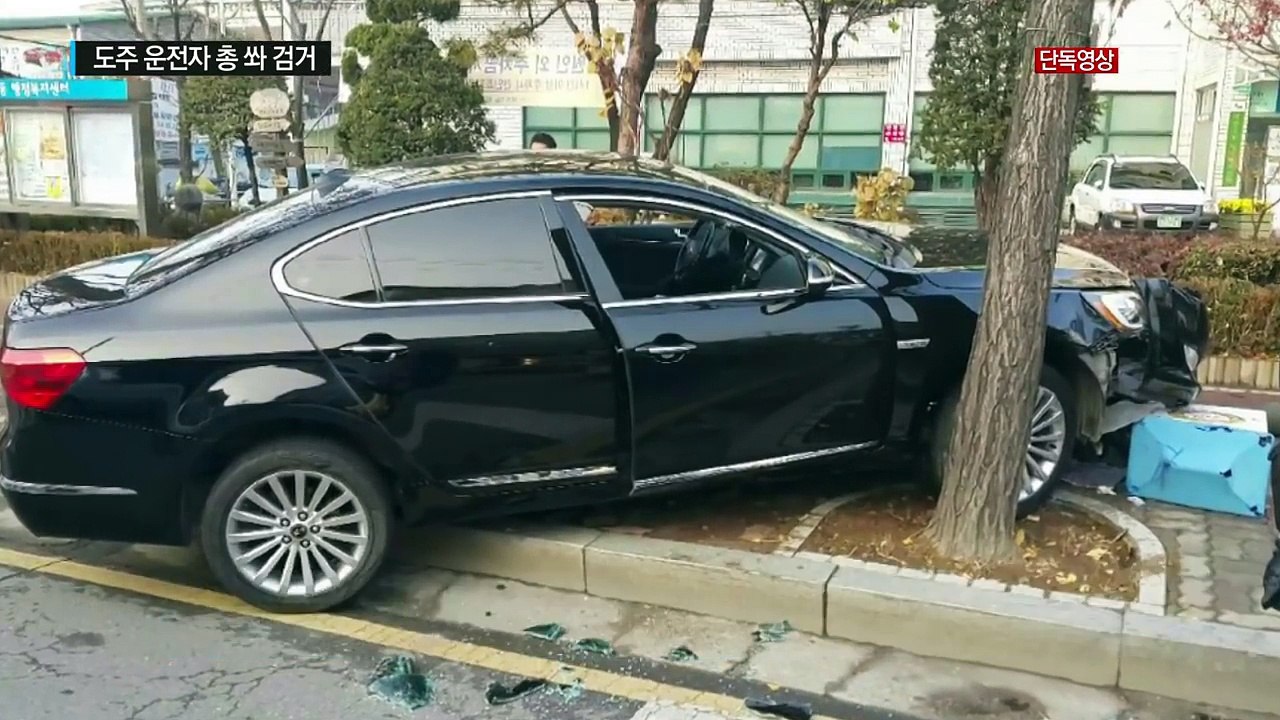 [단독영상] 도주 운전자 총 쏴 검거..."저혈당 쇼크 상태" / YTN (Yes! Top News)