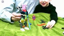 Lego Bionicle 2016. Kopaka and Melum VS Spiderman. Lego Bionicle Review. Cartonka Channel