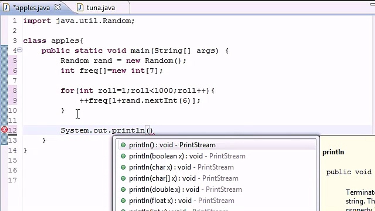 30 - Array Elements as Counters Learn Best Basic Java