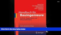 PDF [FREE] DOWNLOAD  Handbuch fÃ¼r Bauingenieure: Technik, Organisation und Wirtschaftlichkeit