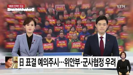 日 표결 예의주시...위안부 합의·군사협정 우려 / YTN (Yes! Top News)