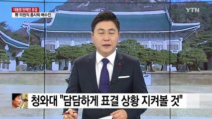 청와대 "담담하게 표결 상황 지켜볼 것" / YTN (Yes! Top News)