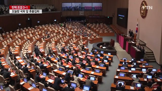 박근혜 대통령 탄핵안 내일 오후 3시 표결 / YTN (Yes! Top News)