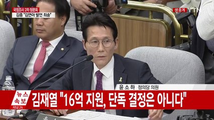 최순실 국정농단 국정조사 2차 청문회 ⑧ / YTN (Yes! Top News)