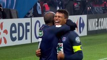Thiago Silva Goal - PSG 1-0 Bastia (Coupe de la France 2017)