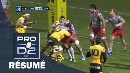 PRO D2 - Résumé Carcassonne-Oyonnax: 34-19 - J16 - Saison 2016/2017