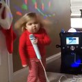 Cute Baby Girl Singing