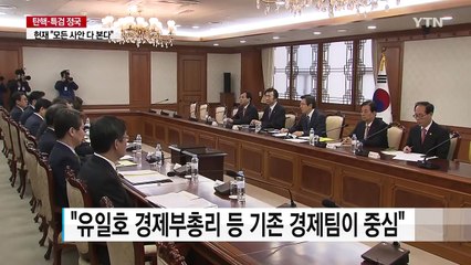 황교안, 관계장관회의 첫 주재..."유일호 경제팀 중심 잡아달라" / YTN (Yes! Top News)