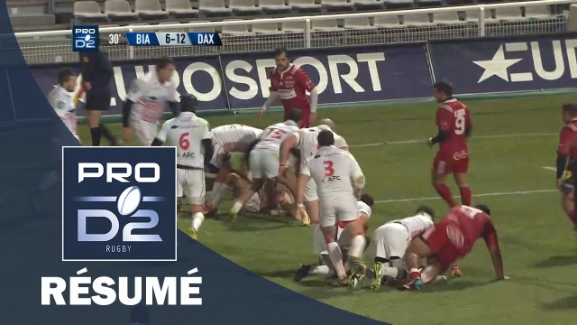 PRO D2 - Résumé Biarritz-Dax: 30-18 - J16 - Saison 2016/2017