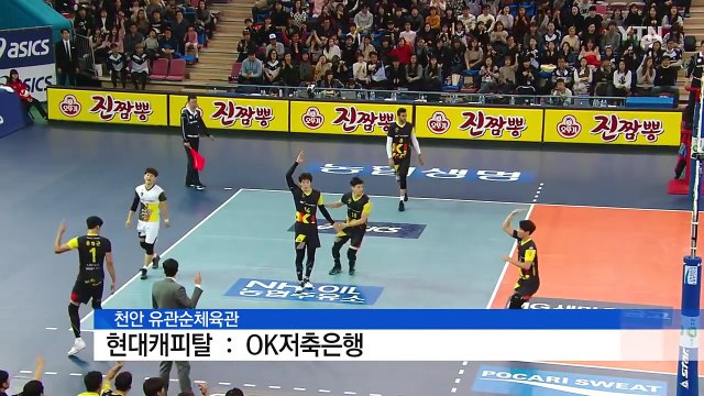 '서브의 힘' 현대, OK저축은행 꺾고 선두 도약 / YTN (Yes! Top News)