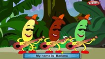 Banana Rhyme | Fruit Rhymes for Children | Nursery Rhymes for Kids | Most Popular Rhymes HD