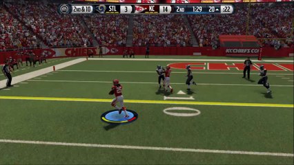 TD Charles vs Saint-Louis Madden NFL 16
