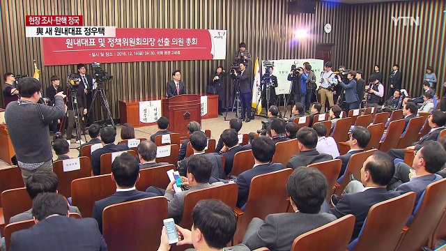 새누리 원내사령탑 친박 정우택...지도부 전격 사퇴 / YTN (Yes! Top News)