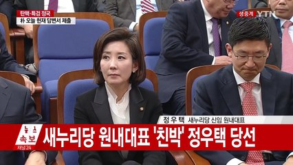 새누리당 신임 원내대표 '친박' 정우택 당선소감 / YTN (Yes! Top News)