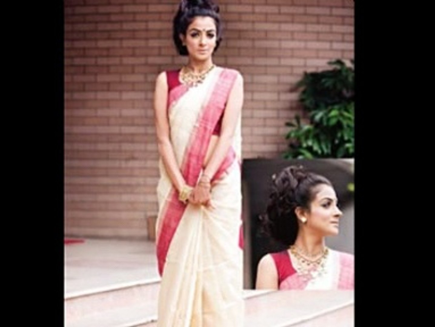 Sexy Saree Breaking News Saree Attire Webepisode 2 Casual