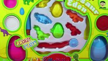 Play Doh Dinosaur Eden Playset Easter Eggs Colorful Dinosaurs Mold Dinosaur Giant Eggs
