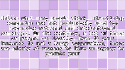 Five Ways Advertising Companies Can Benefit Your Business