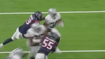 Mercilus runs down Richard in backfield for loss of 3 yards