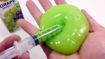 DIY How To Make Colors Drink Syringe Slime Glue Water Balloon Learn Colors Slime Clay Orbeez