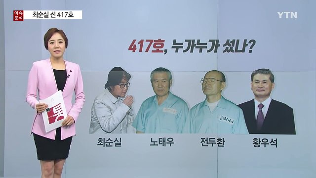 [뉴스통] 최순실 섰던 417호, 누가누가 섰나? / YTN (Yes! Top News)