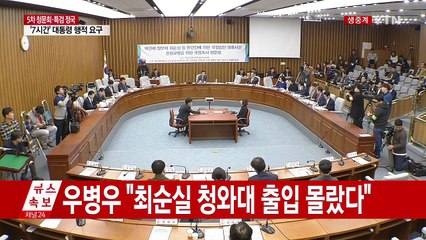 [청문회영상] 우병우 "국정원 우병우팀 존재 말도 안 돼" / YTN (Yes! Top News)