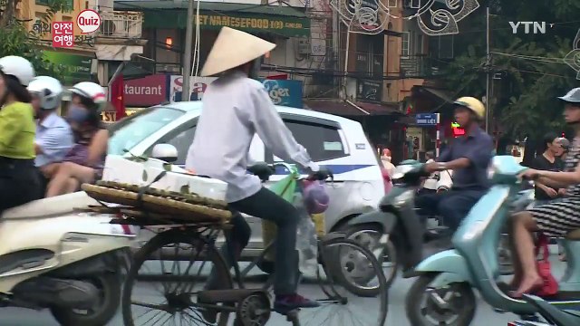 베트남에선 자나깨나 오토바이 조심! / YTN (Yes! Top News)