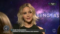 ´Passageiros´ chega aos cinemas com Chris Pratt e Jennifer Lawrence