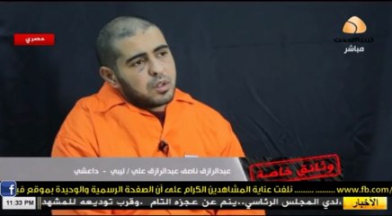 داعشي على قناة الحدث الليبية يعترف بتفاصيل تصفية الصحفيين سفيان الشورابي و نذير القطاري