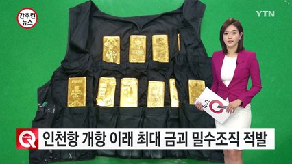 인천항 개항 이래 최대 금괴 밀수조직 적발 / YTN (Yes! Top News)