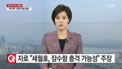"세월호 침몰, 잠수함 충격 가능성" 주장 제기 / YTN (Yes! Top News)