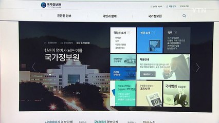 [단독] 국정원 홈페이지 '간첩 신고' 한때 마비 / YTN (Yes! Top News)