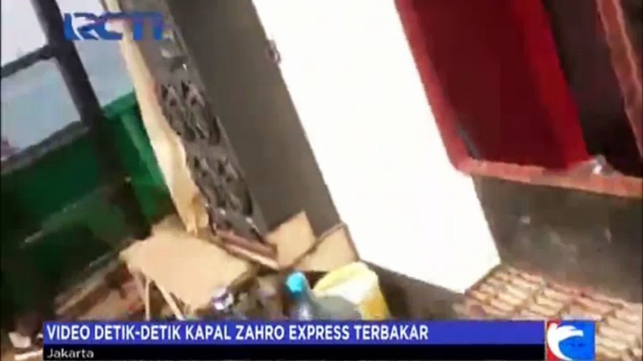 Video Detik-Detik Kapal Zahro Express Terbakar