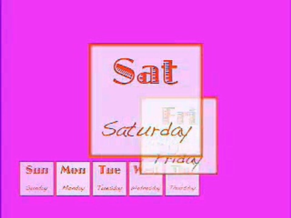 Days of the Week - Read It!-Po32PQoPcMI