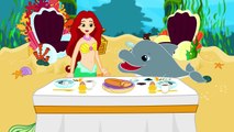 The Little Mermaid brushes her teeth _ Kids Songs & Nursery Rhymes with Princess-JNCi9vxnnfA