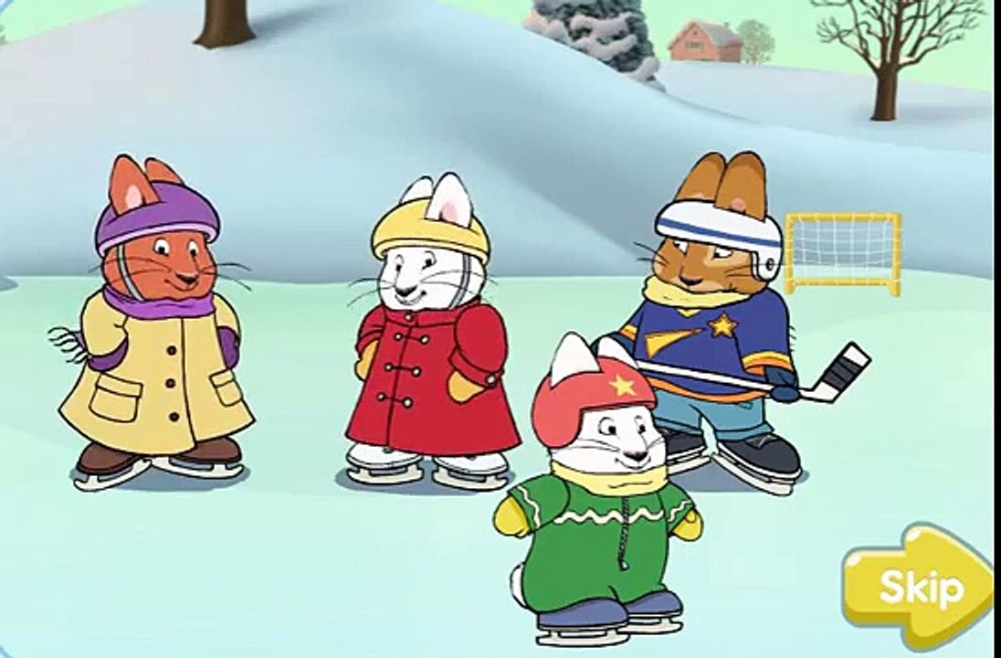 Max and Ruby Figure Skating with Ruby/Макс и Руби Катание на коньках
