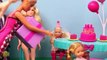 Chelsea Barbie Birthday Party with Frozen Elsa Anna Felicia Kids Kelly Dolls DisneyCarToys