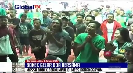 Bonek Gelar Doa Bersama Untuk Kongres PSSI