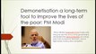 Demonetisation a long-term tool to improve the lives of the poor PM Modi