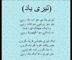 Urdu Poetry Yaad hi teri yaad rahey jo merey liye soghat rahey