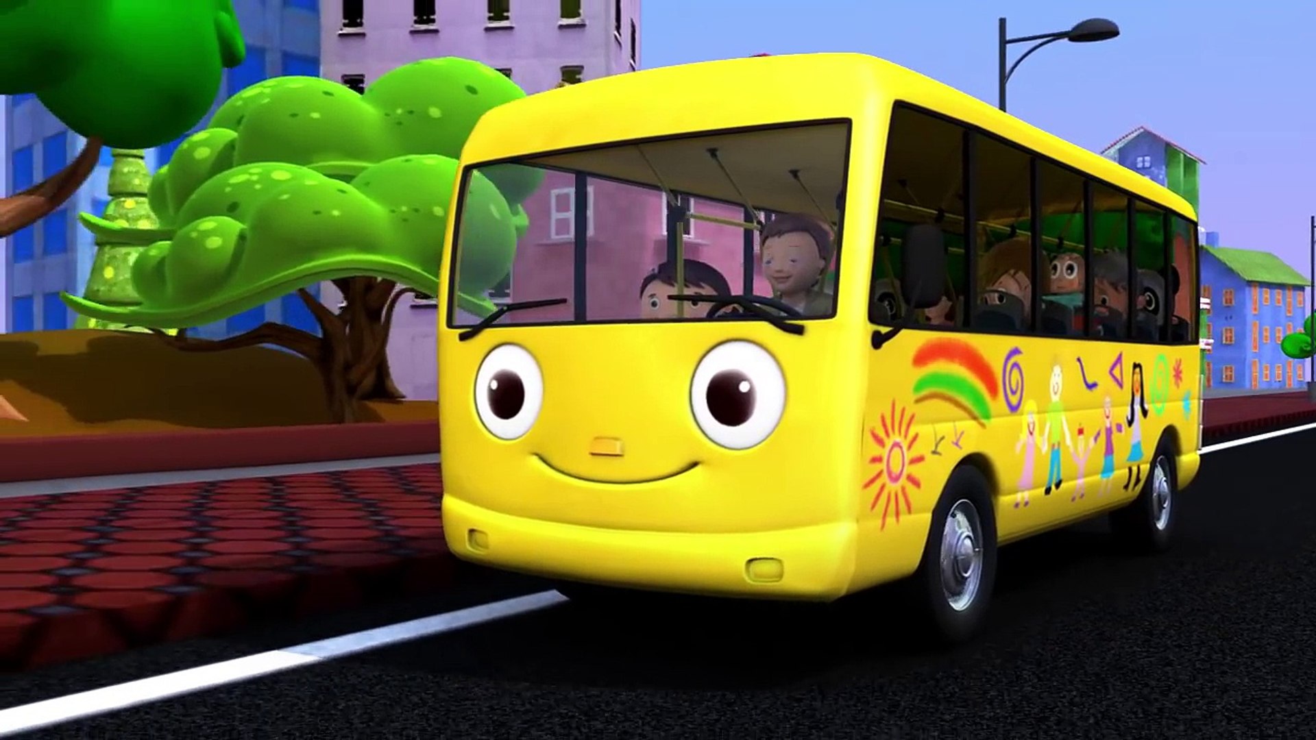 Las ruedas del autobús Parte 1 _ Canciones infantiles _ LittleBabyBum-BR2tzXgSlQI  - video Dailymotion