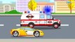 The Blue Police Car and The Tow Truck - Cars & Trucks Cartoons - World of Cars for children